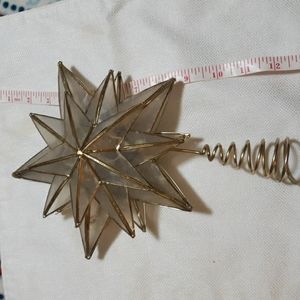 Vintage star christmas tree topper. Great condition.